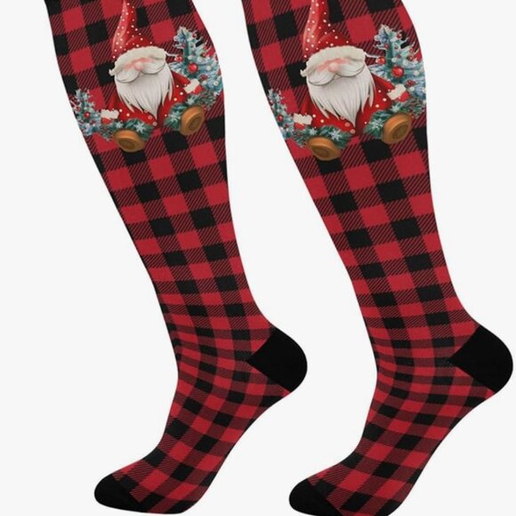 Christmas Gnomes Compression Socks - Picture 3 of 5
